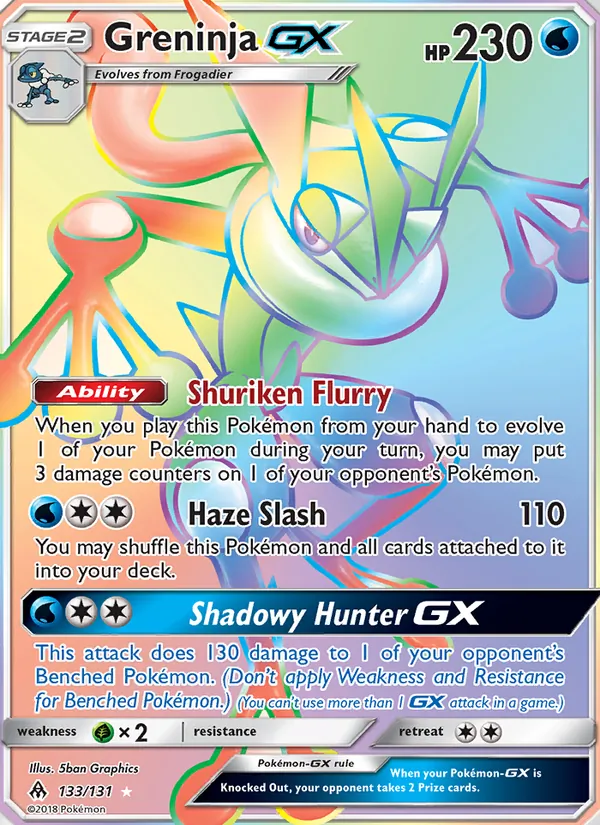 Greninja GX 133 · Forbidden Light