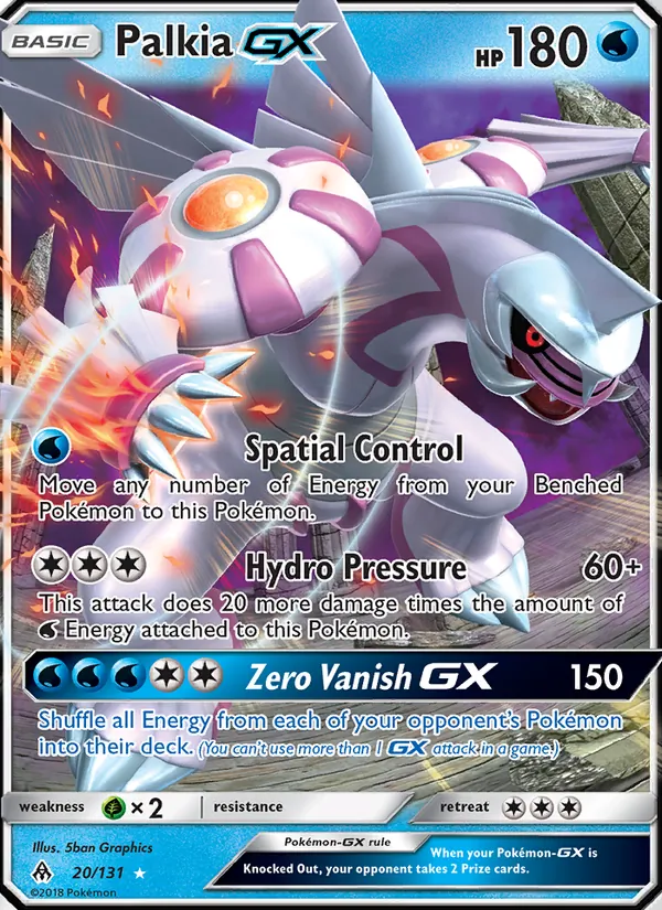 Palkia GX 20 · Forbidden Light