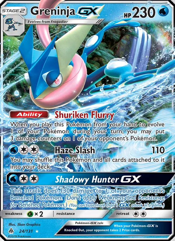 Greninja GX 24 · Forbidden Light
