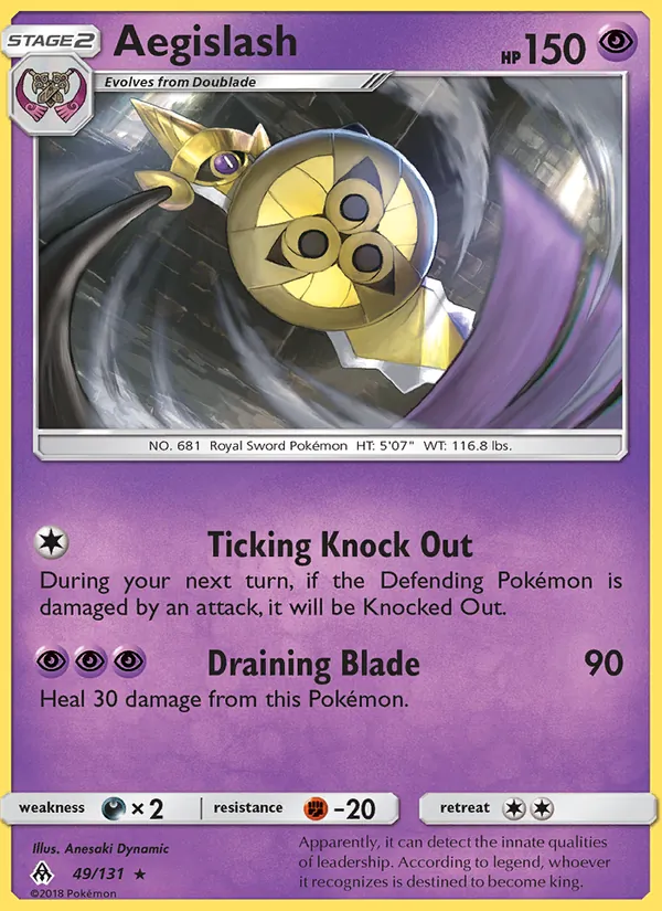 Aegislash 49 · Forbidden Light