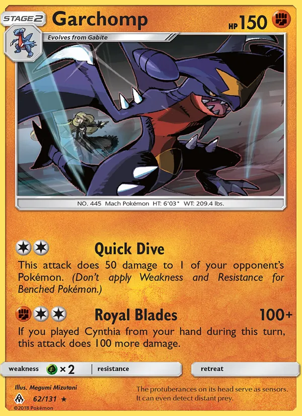 Garchomp 62 · Forbidden Light