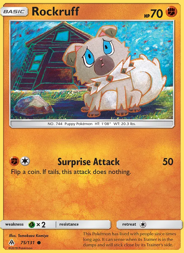 Rockruff 75 · Forbidden Light