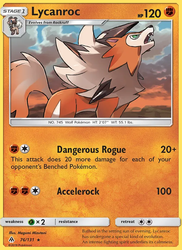 Lycanroc 76 · Forbidden Light