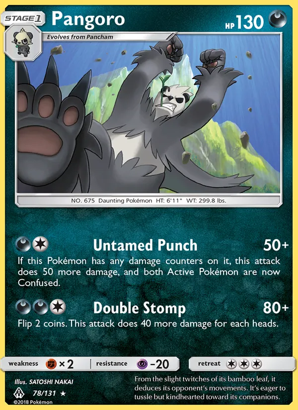 Pangoro 78 · Forbidden Light