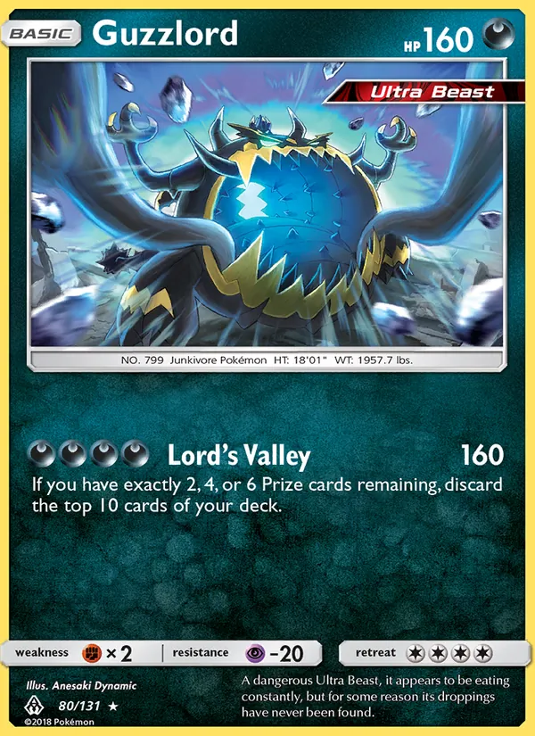 Guzzlord 80 · Forbidden Light