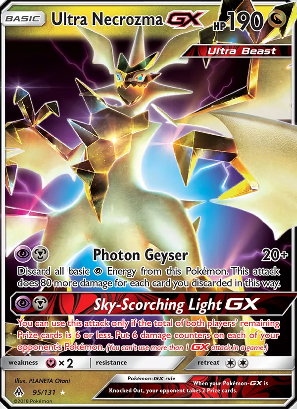 Ultra Necrozma GX 95 · Forbidden Light