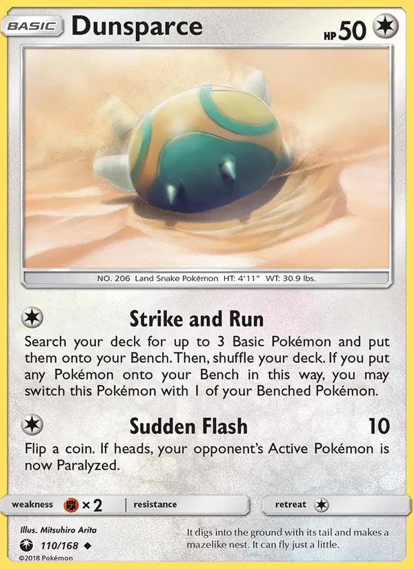 Dunsparce 110 · Celestial Storm