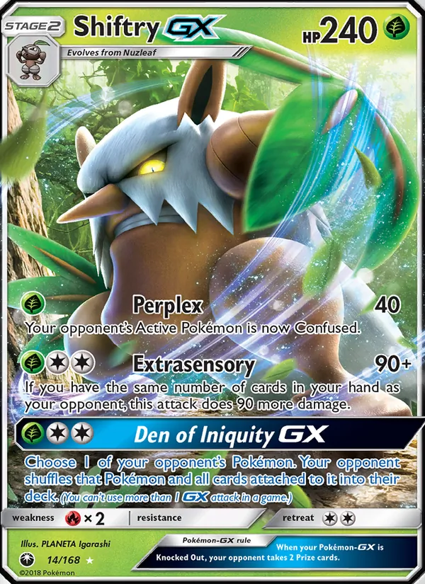 Shiftry GX 14 · Celestial Storm