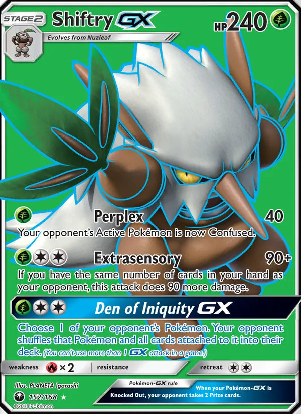 Shiftry GX 152 · Celestial Storm