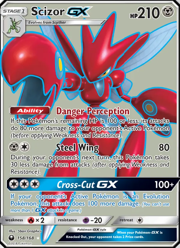 Scizor GX 158 · Celestial Storm