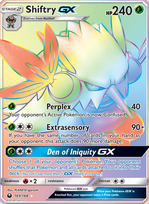 Shiftry GX 169 · Celestial Storm
