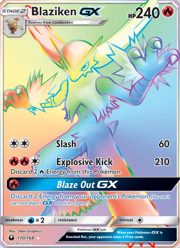 Blaziken GX 170 · Celestial Storm
