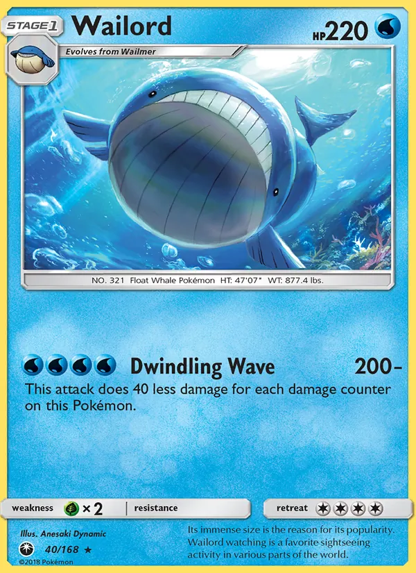 Wailord 40 · Celestial Storm