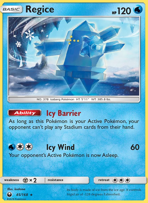 Regice 45 · Celestial Storm