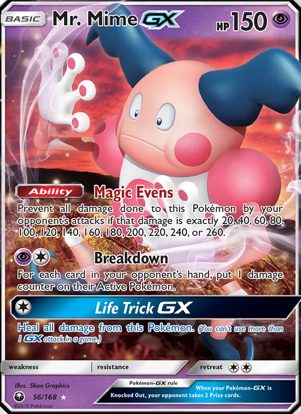 Mr. Mime GX 56 · Celestial Storm