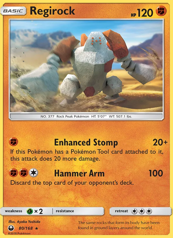 Regirock 80 · Celestial Storm