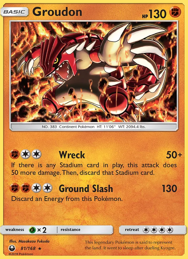 Groudon 81 · Celestial Storm