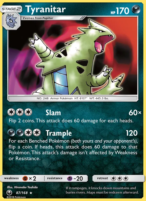 Tyranitar 87 · Celestial Storm
