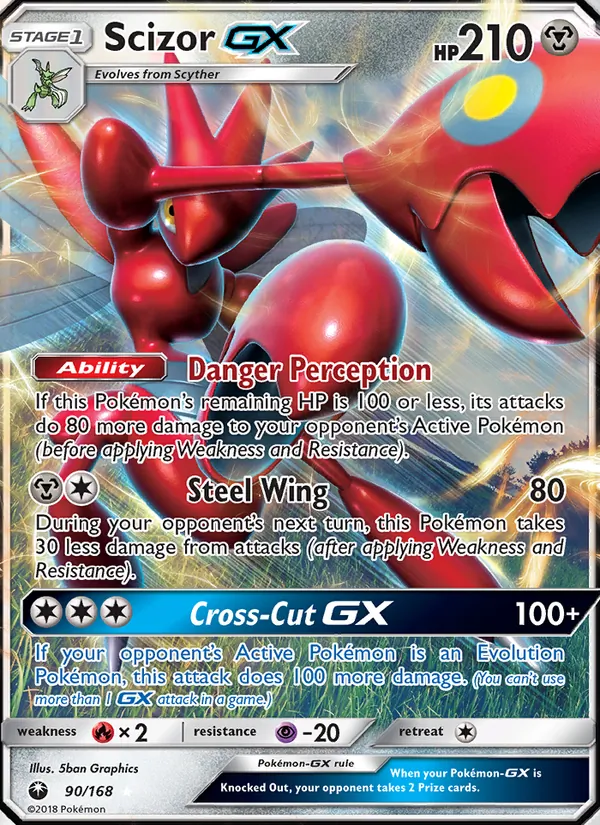 Scizor GX 90 · Celestial Storm