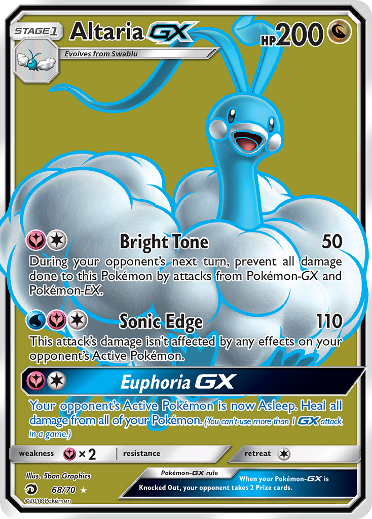 Altaria GX 68 · Dragon Majesty