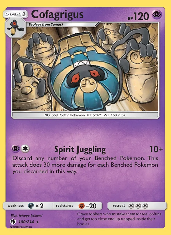 Cofagrigus 100 · Lost Thunder