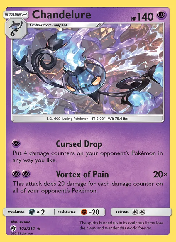 Chandelure 103 · Lost Thunder