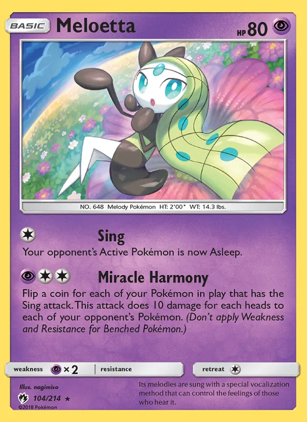 Meloetta 104 · Lost Thunder