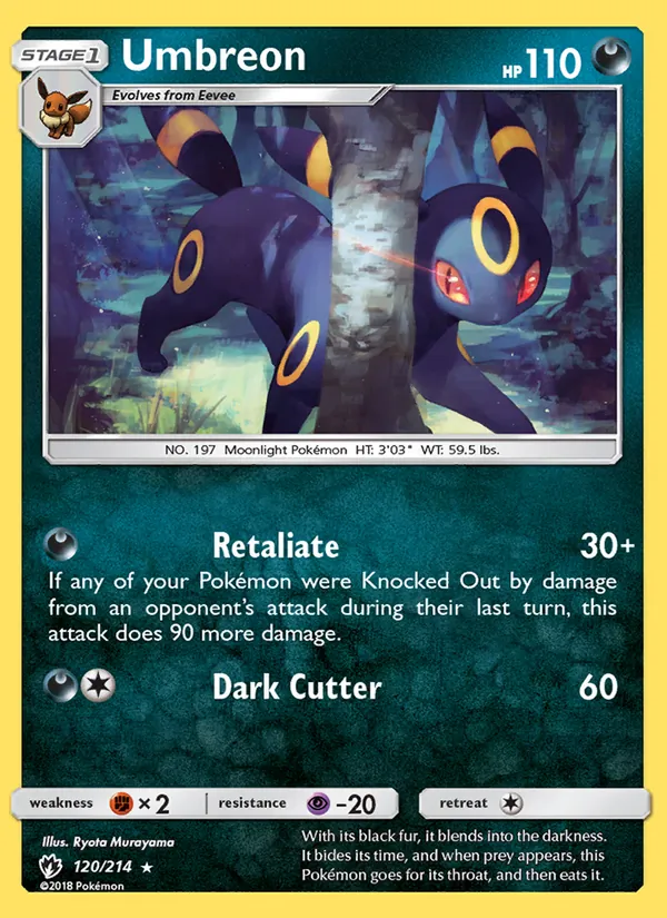 Umbreon 120 · Lost Thunder