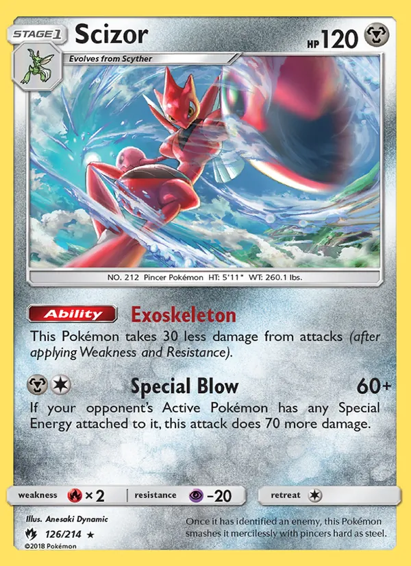 Scizor 126 · Lost Thunder