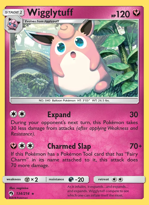 Wigglytuff 134 · Lost Thunder