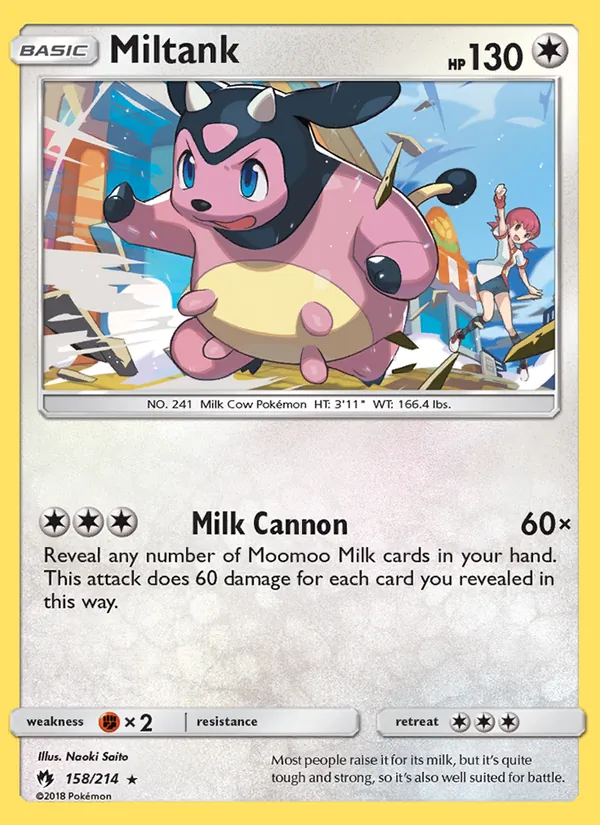 Miltank 158 · Lost Thunder