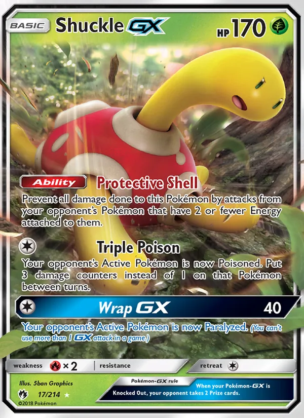 Shuckle GX 17 · Lost Thunder