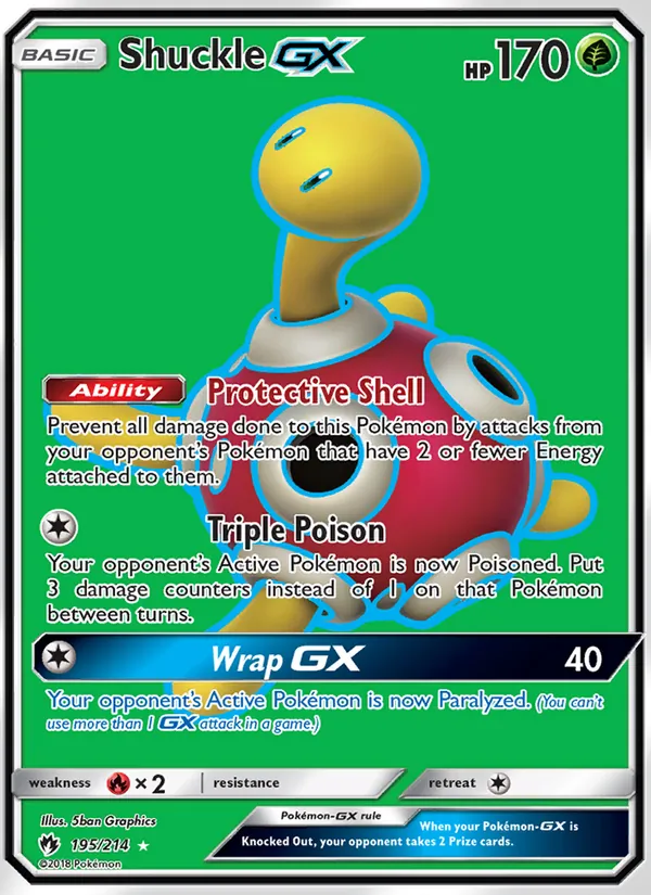 Shuckle GX 195 · Lost Thunder