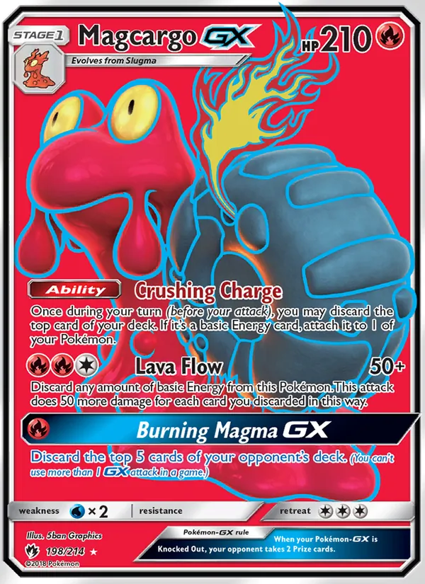 Magcargo GX 198 · Lost Thunder