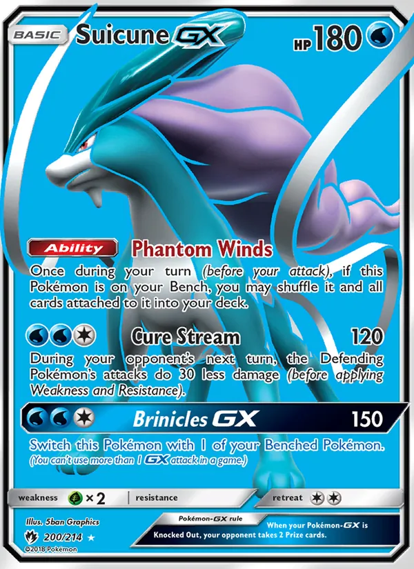 Suicune GX 200 · Lost Thunder