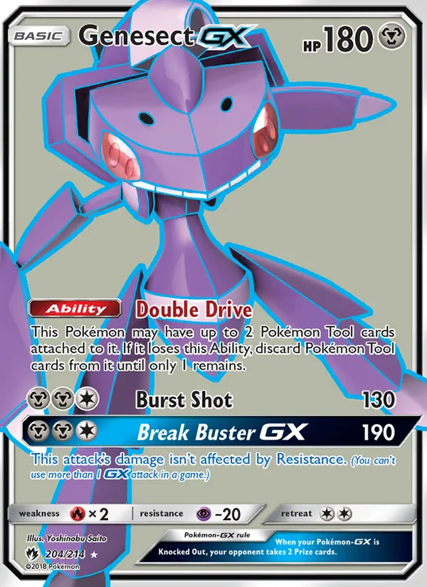 Genesect GX 204 · Lost Thunder