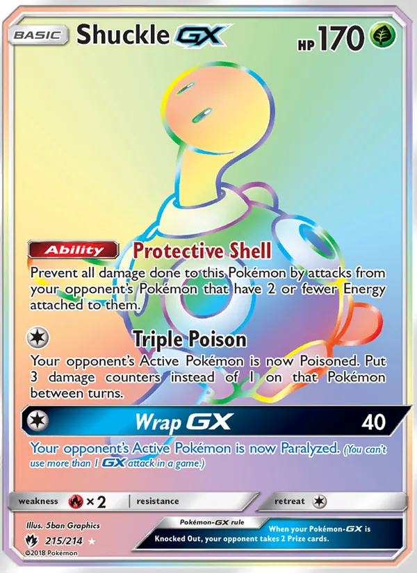 Shuckle GX 215 · Lost Thunder