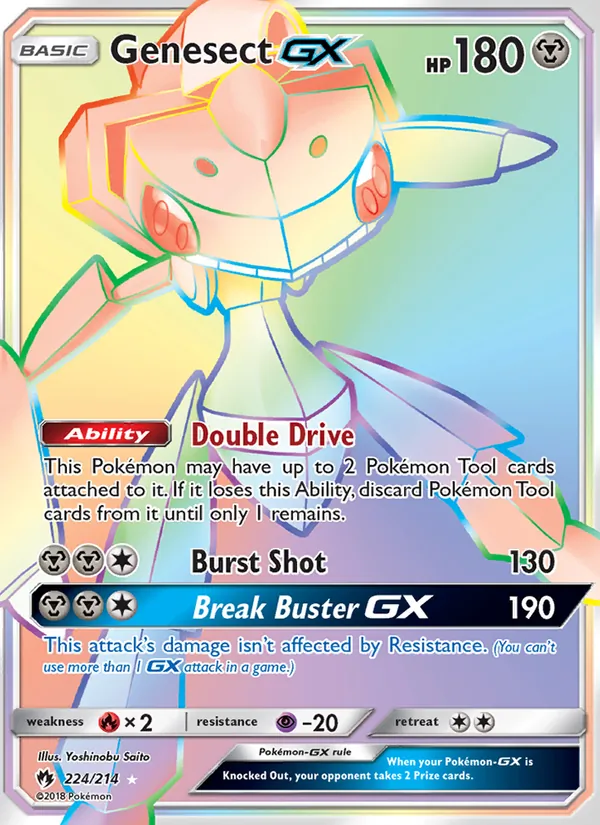 Genesect GX 224 · Lost Thunder