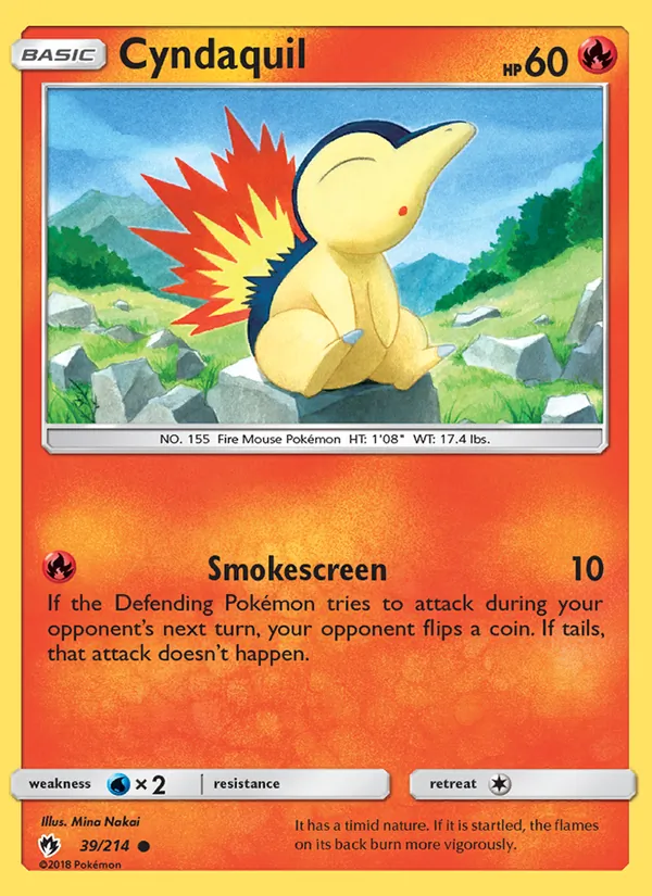 Cyndaquil 39 · Lost Thunder