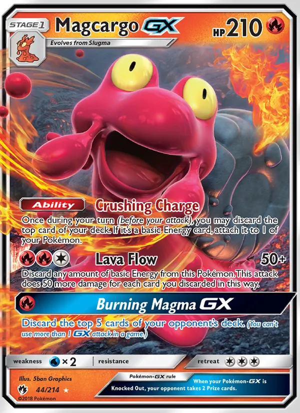 Magcargo GX 44 · Lost Thunder
