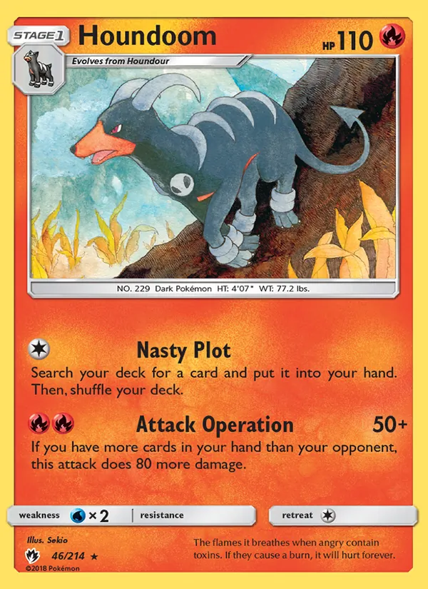 Houndoom 46 · Lost Thunder