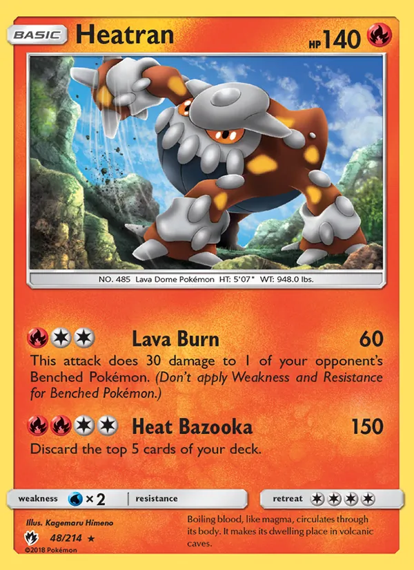 Heatran 48 · Lost Thunder
