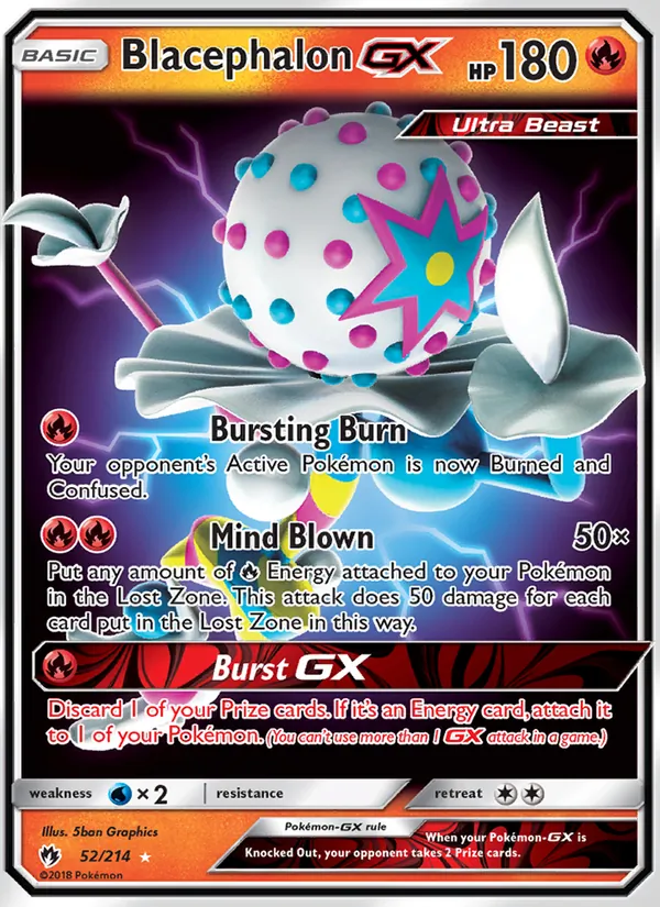 Blacephalon GX 52 · Lost Thunder