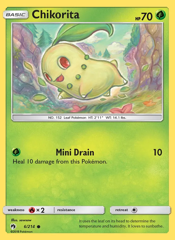 Chikorita 6 · Lost Thunder