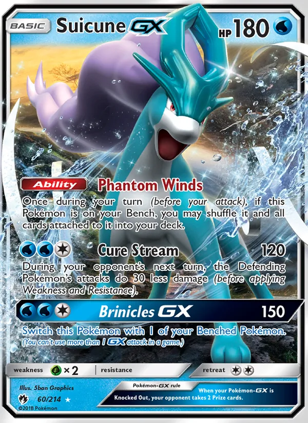 Suicune GX 60 · Lost Thunder