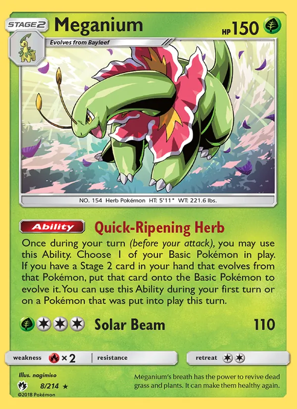 Meganium 8 · Lost Thunder