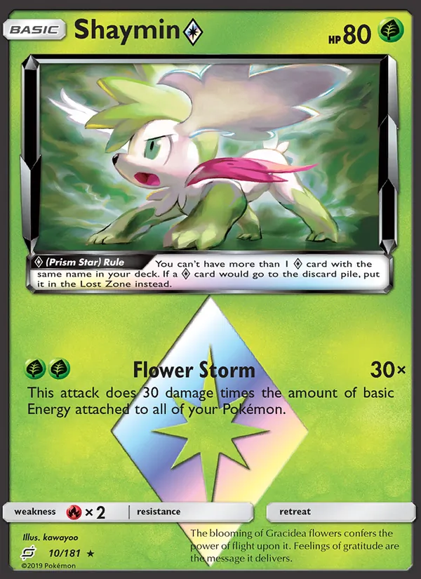Shaymin ◇ 10 · Team Up