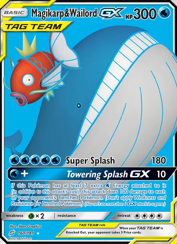 Magikarp & Wailord GX 160 · Team Up