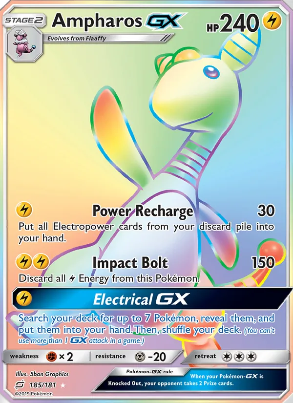 Ampharos GX 185 · Team Up