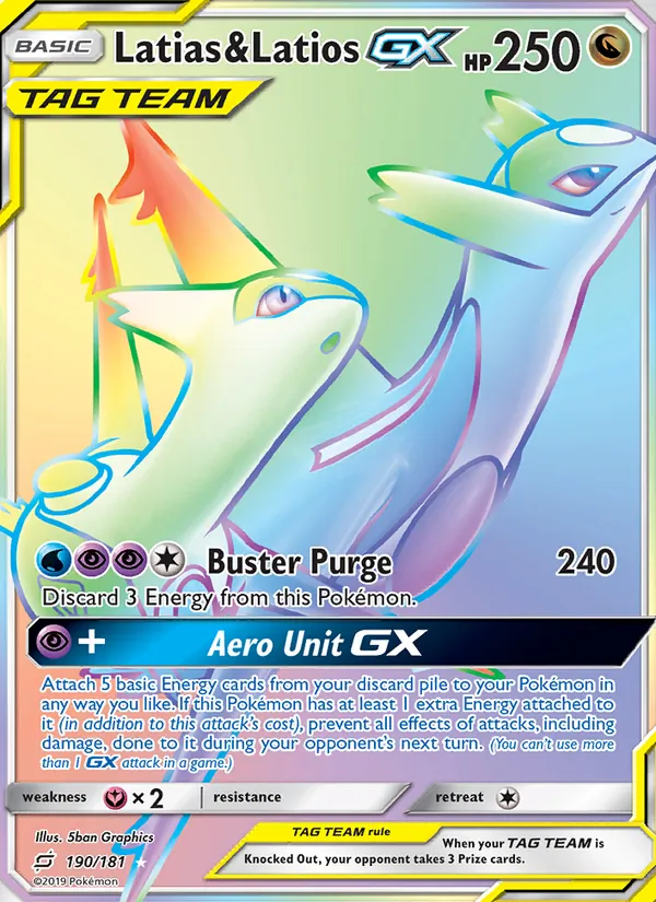 Latias & Latios GX 190 · Team Up